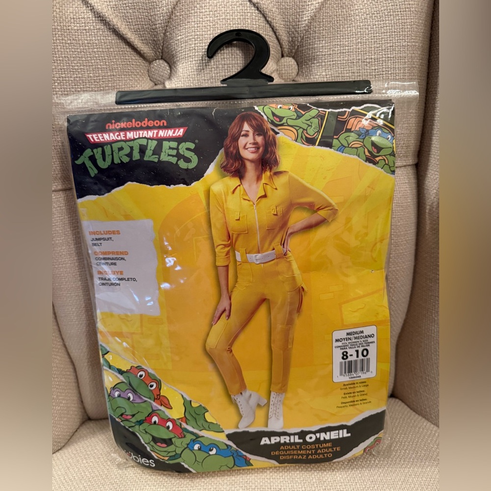 Teenage Mutant Ninja Turtle April O'Neil Yellow Jumpsuit - Picture 2 of 6